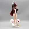 Finger Toys 27cm Genshin Impact Hu Tao Bunny Sexy Anime Girl Figure Klee/venti/qiqi/nahida Action Figure Adult Collectible Model Doll Toys