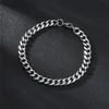 Chaîne Modyle mâle Punk en acier inoxydable, Bracelet cubain pour hommes et femmes, lien de charme à la mode, bijoux féminins, cadeau 231016