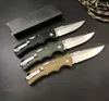 1st C3SPSS Pocket Folding Knife 4116SS Stone Wash Blade GFN Handle Outdoor Camping Handing EDC Survival Tactical Knives With Retail Box