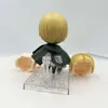 Finger Toys #775 Attack on Titan Anime Figure Erwin Smith Shingeki No Kyojin Action Figure #390 Levi Ackerman Figurine Collectible Doll Toys