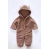 Комбинезоны для малышей 012M, осень-зима, теплый флисовый костюм для маленьких мальчиков и девочек, одежда для маленьких девочек, комбинезон с животными, детские комбинезоны 231016
