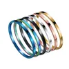 Bracelet à boucle de ceinture pour femmes, modèles européens et américains, bracelet en titane multicolore en option, Whole326P