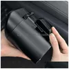 Cute Bowknot Car Trash Bin Hanging Vehicle Garbage Dust Case Storage Box Pressing Type Can Interior Accessories Drop Delivery