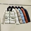 Damen Daunenparka Jacke Herbst Winter Oberbekleidung Revers Einreiher Kurze Baumwolle Gefütterte Parkas Warme Mäntel Übergroße Jacken Tops 231013