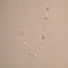Ожерелья с подвесками, модное ожерелье с кристаллами и камнями для женщин, нишевый дизайн, креативная женская цепочка на ключицу, ювелирные изделия, оптовая продажа