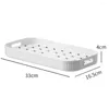 Hooks Drain Tray Splashproof Easy To Clean 2 Tier Dish Durable Non Slip Serving For Home Kitchen