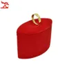 Sieradenzakjes Zakken Kwaliteit Rood Fluwelen Displayhouder Trouwring Ketting Armband Organisator Opslag Stand Winkel Teller Showc286S