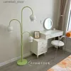 Floor Lamps Lily of the Valley cream wind floor lamp flower children's room vertical bedside lamp bedroom atmosphere lamp Q231016