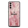 Capas de telefone celular rosa ouro rosa princesa rainha capa de telefone para Samsung Galaxy S23 S22 S21 Ultra S20 FE 5G S10 S9 S8 Plus S10E Capa de silicone ShellL2310/16