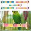Other Bird Supplies Standing Stick Swing Parrot Stand Squirrels Quartz Stone Exercise Toys Cage Accessories Pet