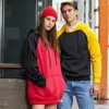 Hoodies masculinos primavera bonito casal preto com capuz moletom masculino casual manga longa topo moda esportiva retalhos de grandes dimensões