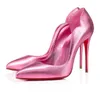 Дизайнерские туфли на высоком каблуке, летние женские туфли, роскошные модельные туфли, тройные черные туфли с блестящими заклепками, розовые замшевые туфли из лакированной кожи, свадебные туфли на открытом воздухе для вечеринок 35-42
