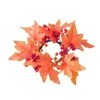 Ljushållare 25 cm hösthållare konstgjorda ljusstake kransringar girlands hösten tacksägelse bordsdekor