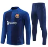 2023 Barcelonas futebol treino 23 24 homens treino de futebol conjunto Barcelonas crianças kit de futebol terno de treinamento uniforme kit chandal