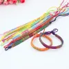 10 Colors Bohemian Brand Bangle Weave Cotton Friendship Bracelet Woven Rope String Friendship Bracelets For Friends187A