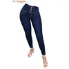 Women's Pants High Waist Curvy Jeans BuLift Stretchy Super Stretch BuShaping Bottom Up Denim Conjuntos De Pantalones