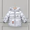 Пуховое пальто 2023, детская куртка с длинными рукавами на молнии, теплые пальто с мультяшным узором для девочек и мальчиков, зимние детские пальто для мальчиков 231016