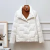 Women's Trench Coats Spring And Autumn Down Jacket Jackets Stand-Up Collar Coat For Women Light Outerwear Female Korean Tops