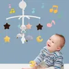 Mobiles# mobilne grzechotki dziecięce zabawki 0-12 miesięcy dla dziecka urodzonego łóżeczka Bell Bell Toddler Rattles karuzela dla Cots Kids Musical Toy Prezent 231016