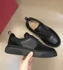 Zapatillas de deporte Gancio de lujo Zapatos Suela de goma de nailon para hombres Diseño deportivo Vibe Entrenador de caña baja Telas técnicas Descuento Monopatín Zapato de senderismo para caminar negro con caja