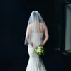 Bridal Veils Fashion vintage damski tiulowy tiul krawędzi z grzebieniem Ivory High Grade One Warstwa Długie akcesoria ślubne 2023