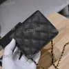 Mini Golden Ball Women Worme Worme Regolable Chain Classic Diamond Latcice in pelle Denim Borsa di lusso da seque