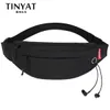 الأكياس المسائية Tinyat Men Men Bag Base Presh Large Phone Belt Bag Bace Women's Canvas Travel Phone Bag Fanny Banana Bag 4 Mobiets 231016