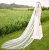 Bridal Veils Fashion vintage damski tiulowy tiul krawędzi z grzebieniem Ivory High Grade One Warstwa Długie akcesoria ślubne 2023