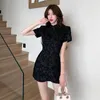 Robe Cheongsam de haute qualité pour femmes, tenue de travail, tendance, ensemble Unique et délicat à boutons, tendance, été, 2023