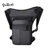 Waist Bags Waterproof Nylon Drop Leg bag For Men Thigh Hip Bum Beltleg Fanny Pack Waist Travel Riding Motorcycle Crossbody Shoulder Bags 231016