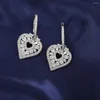 Boucles d'oreilles de luxe en zircone cubique, bijoux haut de gamme brillants pour femmes, beaux cadeaux exquis, accessoires de mariage