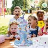 Festliche Lieferungen Meerjungfrauen Cupcake Turm Kreative Form Kuchen Display Ständer Für Geburtstag Party Mehrzweck Werkzeuge