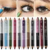 Cień do powiek podwójnie trwały potrój do eyeliner ołówek ołówek ołówek trwałe oko ołówek Pigment Wodoodporny makijaż oka narzędzia 231016