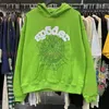 Young Thug sp5der design herr hoodie spindel brev mönster avslappnad tröja lös huva pullover gata kvinnors topp höstbyxor si bwz9