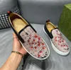 Met doos ACE-sneaker voor heren Dublin Bengal Tiger Black Snake Slip-on Bee Star Geborduurd Angry Cat Wolf Sneakers Vrijetijdsschoenen gestreept leer Monogrammen Blooms Loafers