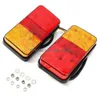 2X Led Waterproof Tail Lights Kit Rv Camper Trailer Truck Rear Turn Signal Lamp Number Plate Light Reverse 12V Drop Delivery