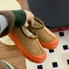 Luxury Designer Boots Orange Booties Fashion Classic Shoes Desigenrs Fur Slides High-quality Sliders Women Men Slippers Ankle Slipper Australia