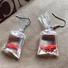 20ペアロットファンシーかわいいkoi魚の水袋dangle dangle earrings for women 2018 New Trendy Girls Popular Jewelry215s