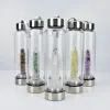 New Natural Quartz Gem Glass Water Bottle Direct Drinking Glass Crystal Cup 8 Styles transport