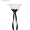 Floor Lamps Mainstays 69" Metal Etagere Floor Lamp Charcoal Finish Q231016