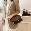 Женская сумка через плечо с цепочкой, новая мода, высококачественная зарубежная сумка через плечо с принтом на одно плечо, онлайн-распродажа 70%