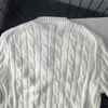 Hochwertige Pullover im Old-Money-Stil für Damen, modische Designer-Strick-Sweatshirts mit V-Ausschnitt, Geschenke 25335