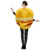 Adult Fun Play Costume Halloween Carnival Party Cosplay Clothing Hamburg Hot Dog 3d Printing Bread Stage Personality Performance