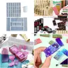 Craft Tools Dominoes Epoxy Resin Mold Storage Box Sile Diy Crafts Jewelry Case Holder Casting Drop5764701 Drop Delivery Home Garden A Dhssp