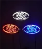Для FOCUS 2 3 MONDEO Kuga New 5D Авто логотип Значок Лампы Специальный модифицированный логотип автомобиля Светодиодный свет 14,5 см * 5,6 см Синий/Красный/Белый1773287