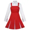 Cosplay anime eri min boku no hjälte akademi cosplay kostym vuxen loli röd klänning skol uniform hallowen carnival party roll play kostym