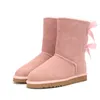 frete grátis botas de neve ug clássico curto chinelos longos sandálias inverno neve peludo slider para mulheres creme rosa marrom branco roxo vermelho cinza indoor treinadores ao ar livre 34-43