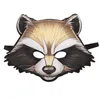 Party Supplies Funny Raccoon Mask Animal Bear Cosplay Half Face Halloween Masquerade Festival Rave Props Gifts