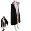 Cosplay Anime Shanks quatre empereurs il y a deux ans Film cheveux rouges Pirates Costume de Cosplay perruque cape chemise pantalon tenue adulte Costume d'Halloween