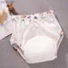 Couches lavables 6 couches imperméables réutilisables en coton pantalons d'entraînement pour bébés shorts pour nourrissons sous-vêtements en tissu couches pour bébé couches culottes à langer L231